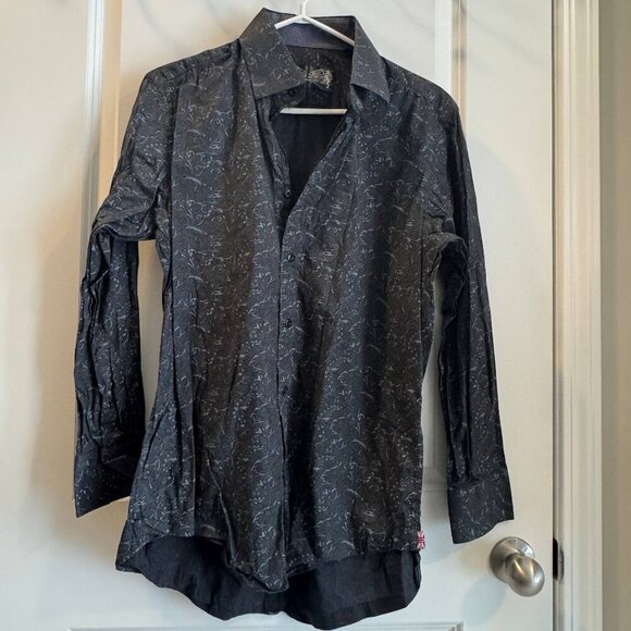 English Laundry Shirt Mens Size 32/33 Black Long Sleeve Button Down Outdoor - Picture 2 of 5